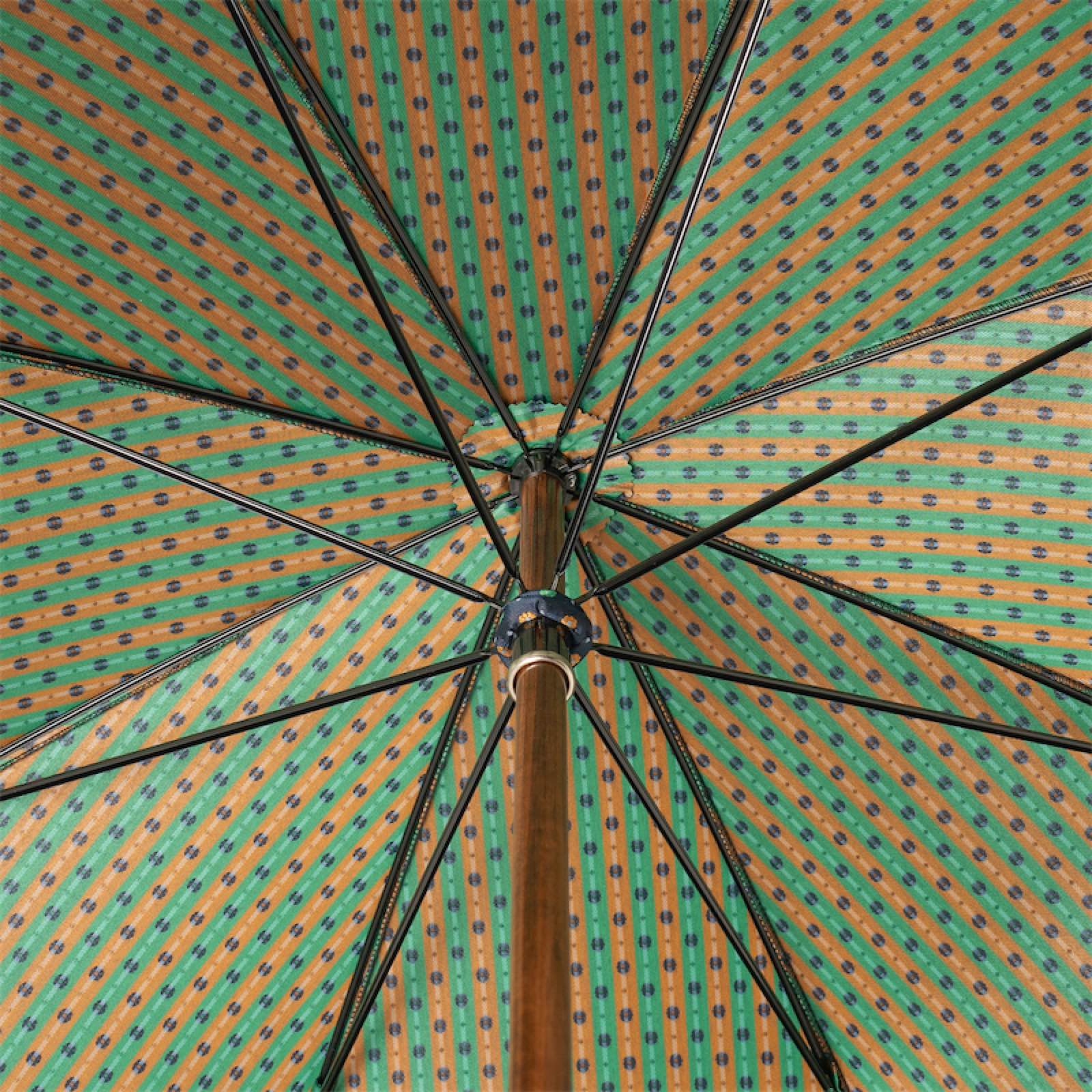 Maple Stick Umbrella with Little Flowers