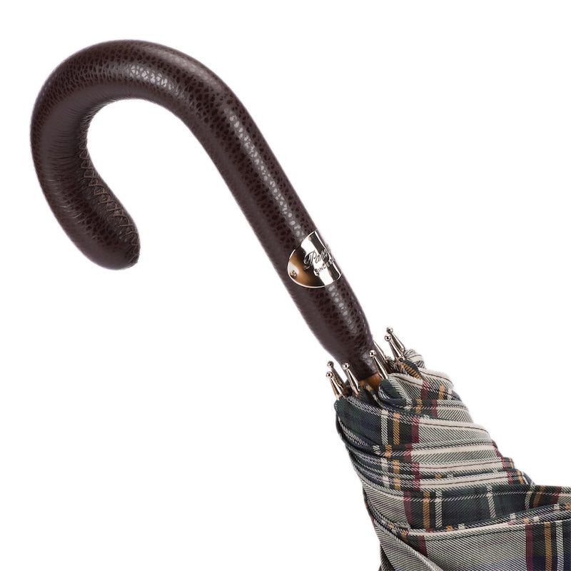 Brown Tartan Umbrella