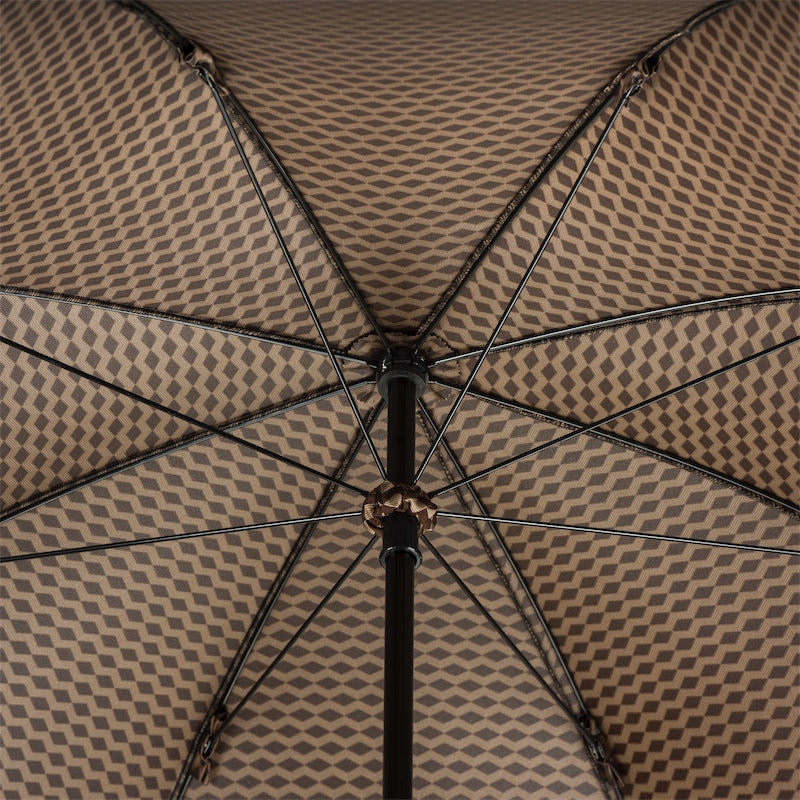 Jacquard Umbrella with Geometric Design