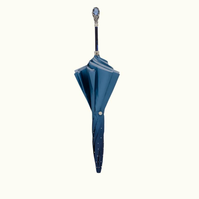 Blue Swarovski® Umbrella, Double Cloth