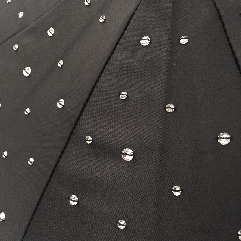 Black Swarovski® Umbrella, Double Cloth