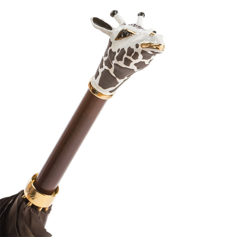 Luxe Giraffe Umbrella, Double Cloth