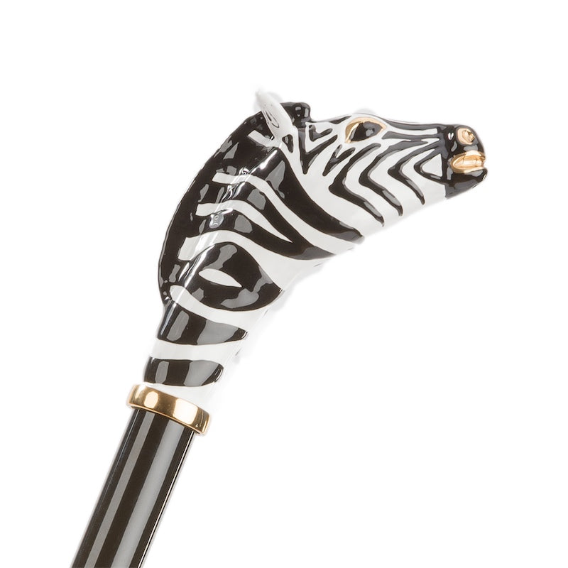 Enameled Zebra Umbrella