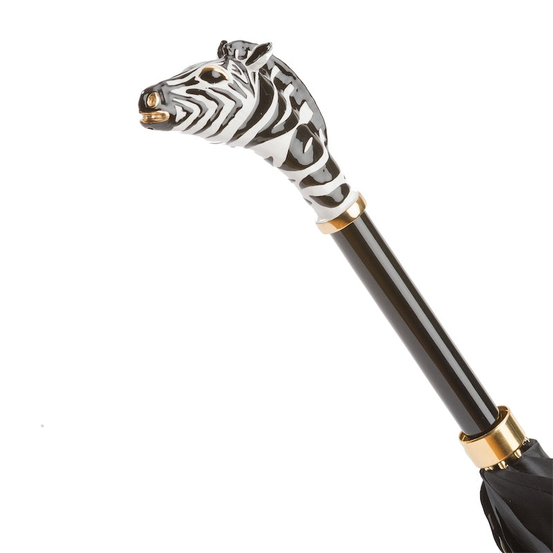 Enameled Zebra Umbrella