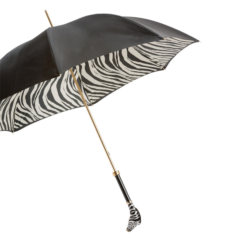 Enameled Zebra Umbrella