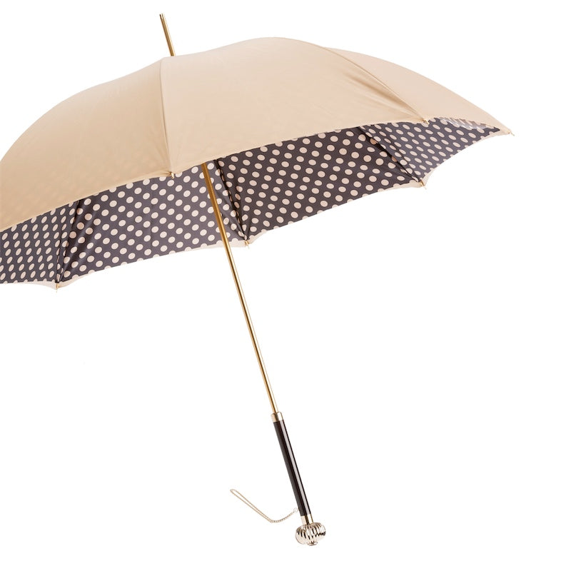 Classic Colors Polka Dots Umbrella, Double Cloth