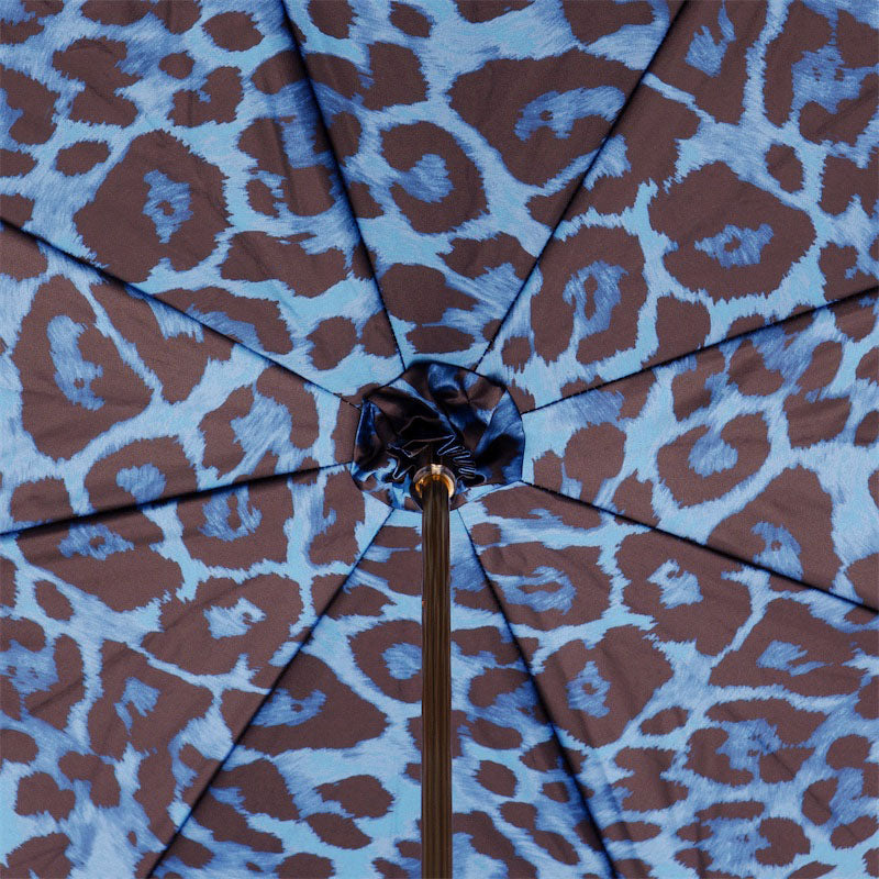 Animal Print Umbrella in Blue