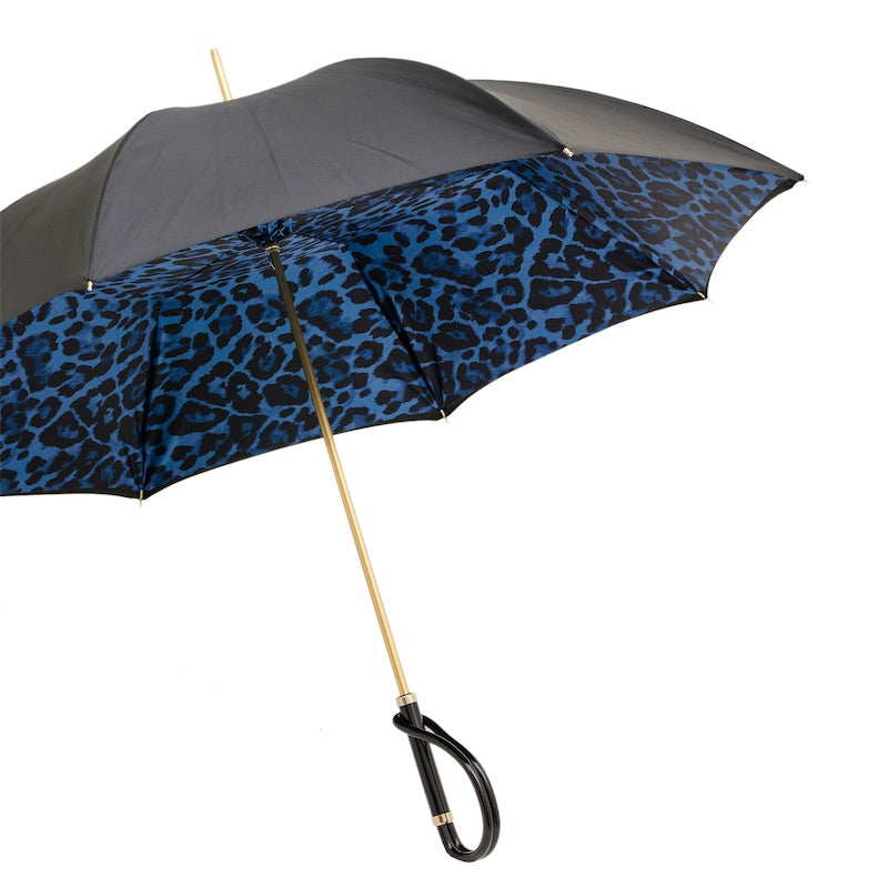 Animal Print Umbrella in Blue