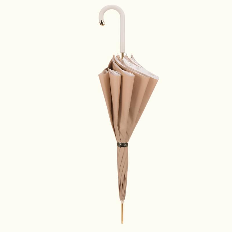 Awesome Ivory Umbrella, Double Cloth