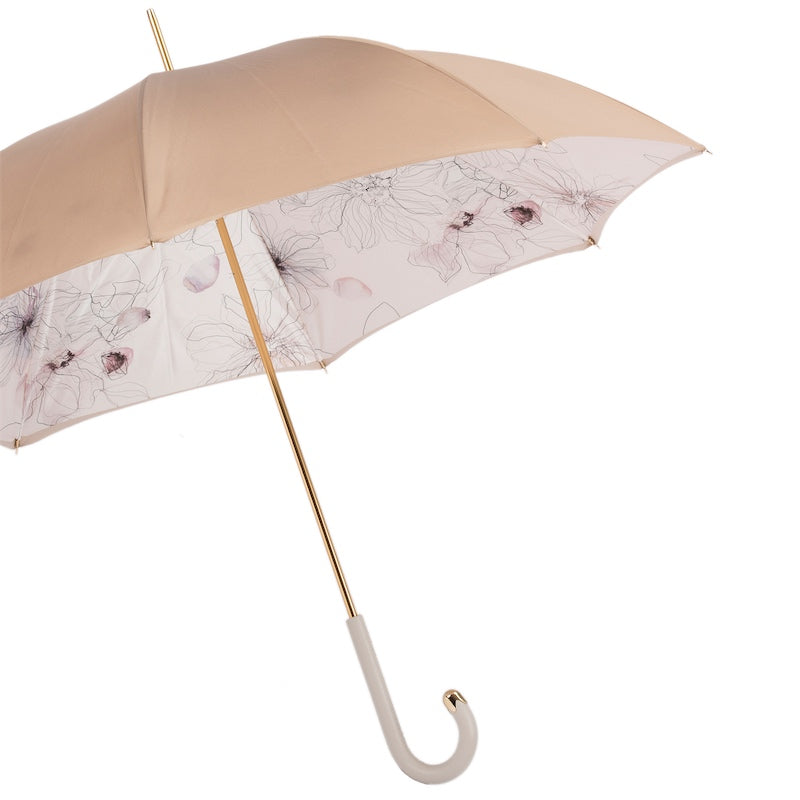 Awesome Ivory Umbrella, Double Cloth