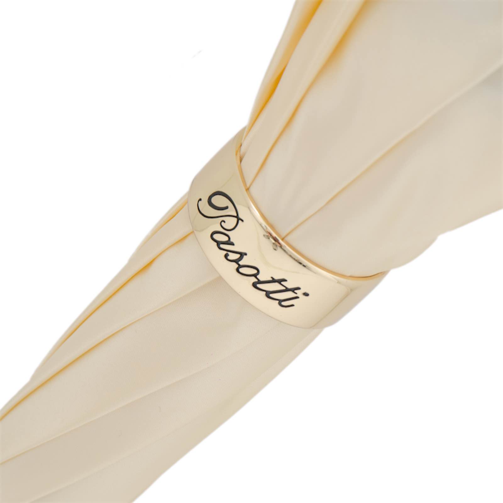 Creamy Flowered Umbrella, Double Cloth