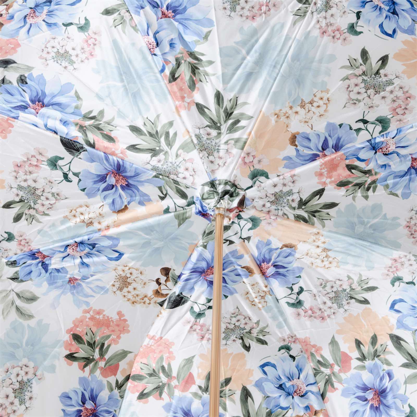 Ivory Umbrella Flowered