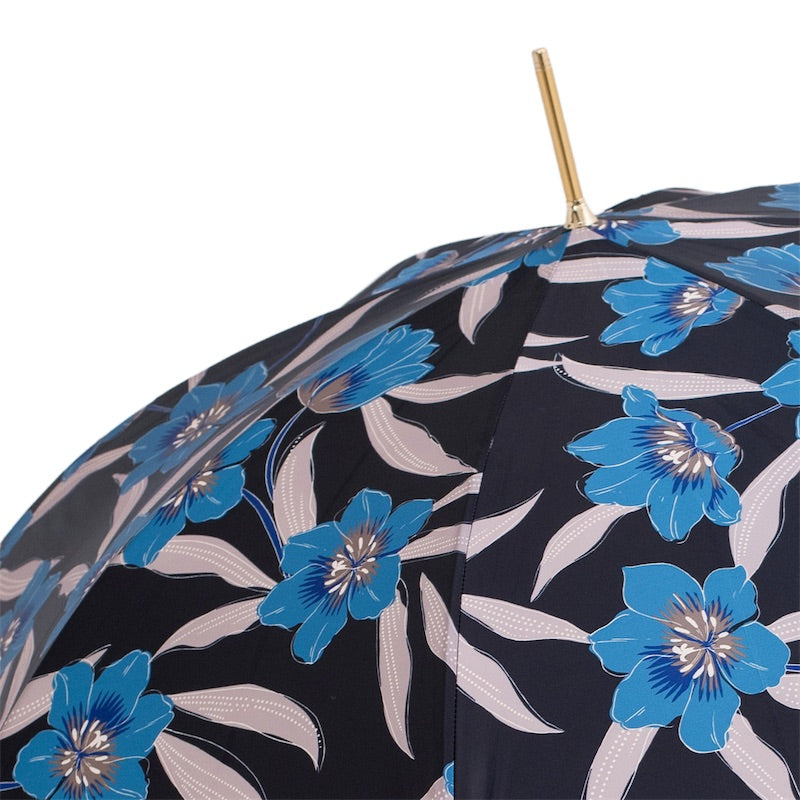 Blue Flowers Umbrella