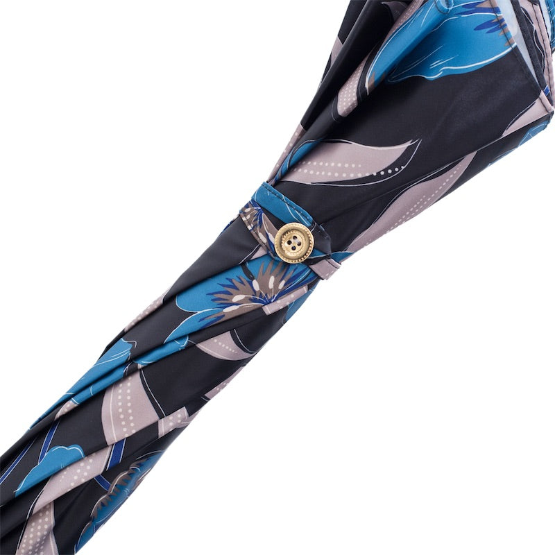 Blue Flowers Umbrella