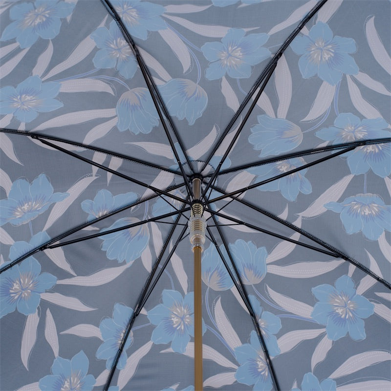 Blue Flowers Umbrella