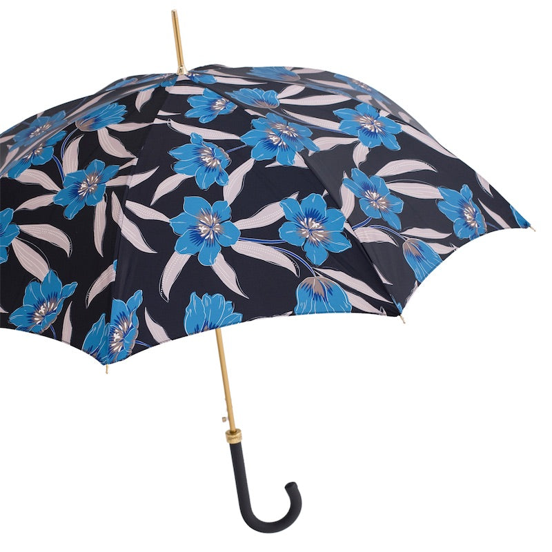 Blue Flowers Umbrella