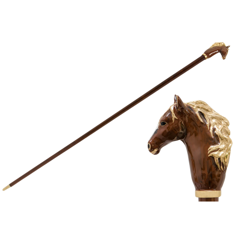 Brown Horse Cane