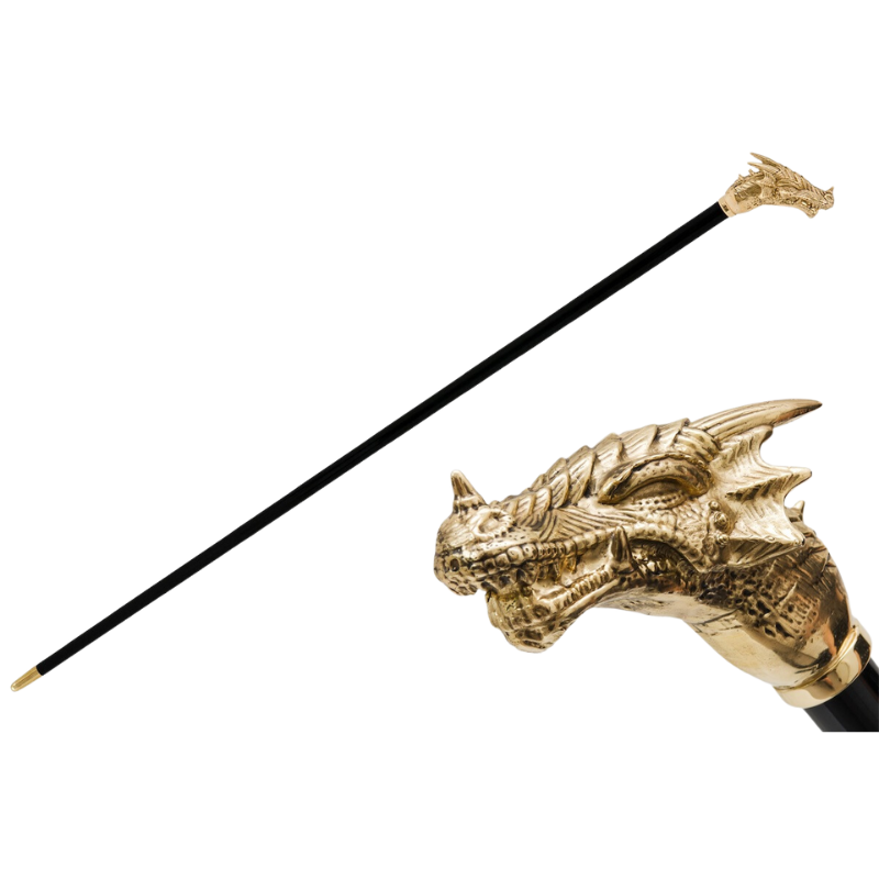 Golden Dragon Cane