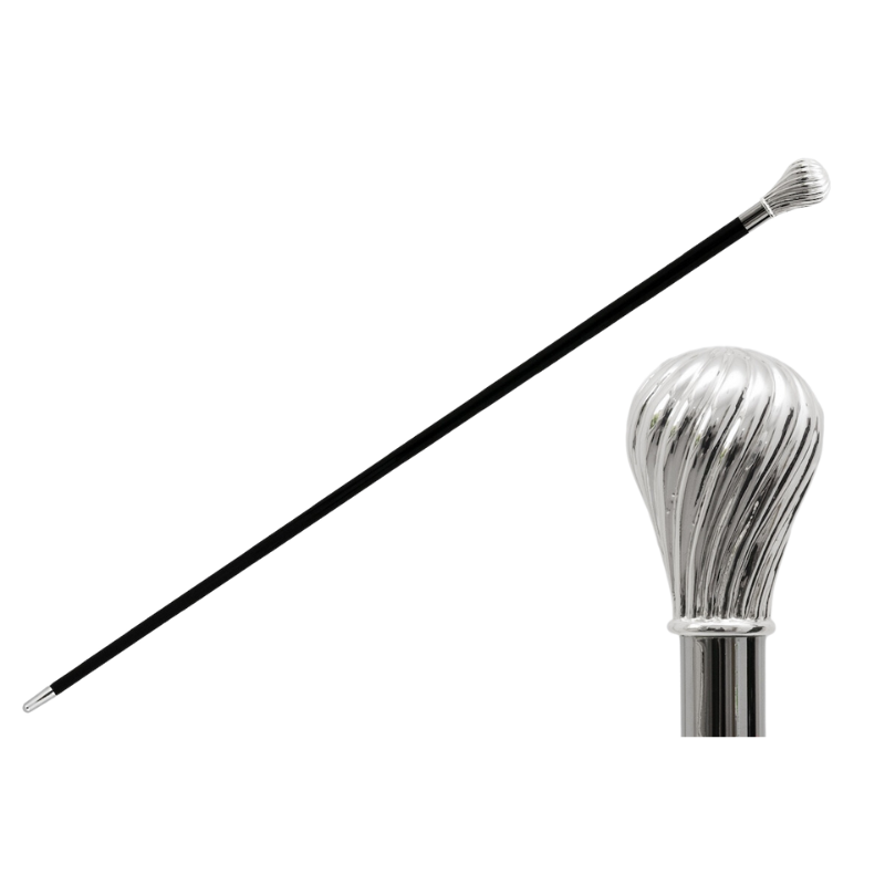 Classic Knob Silver Cane