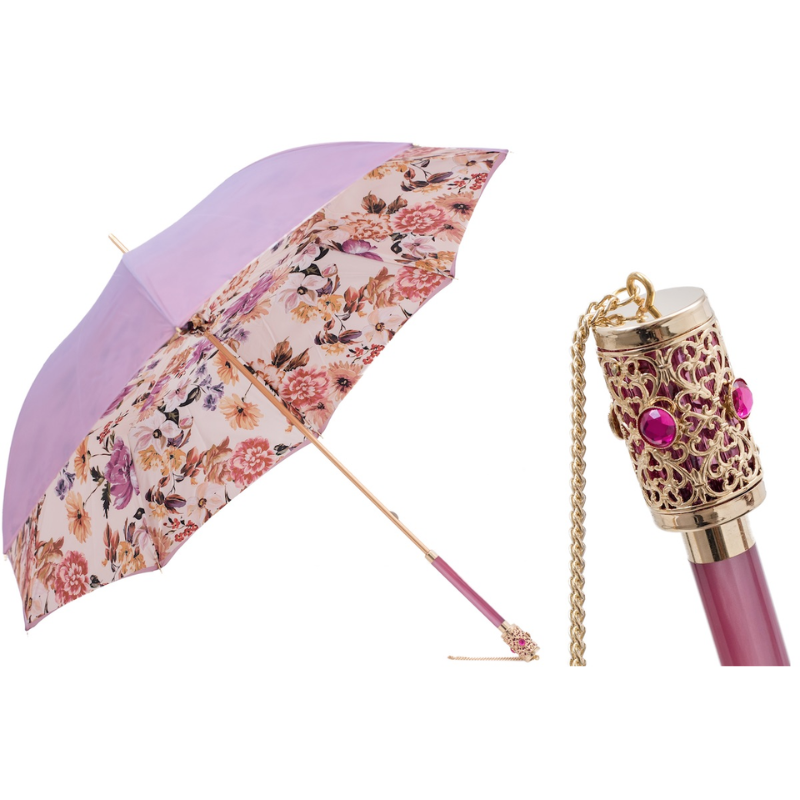 Light Purple Flowers Umbrella