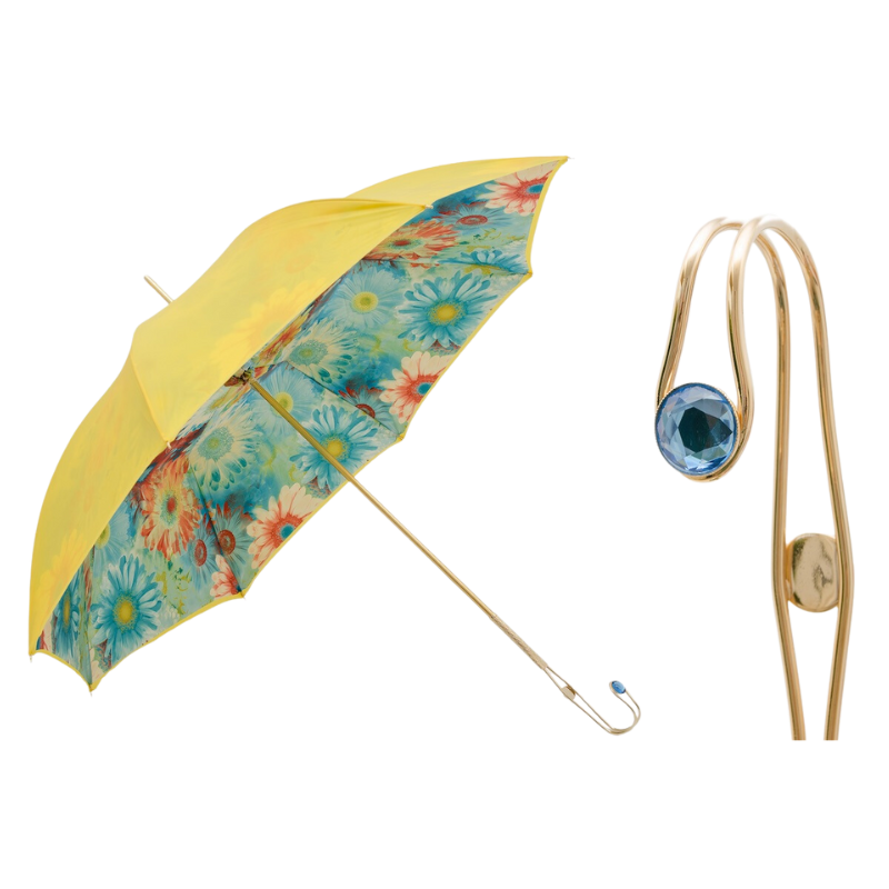 Summer Sunflowers Umbrella, Double Cloth