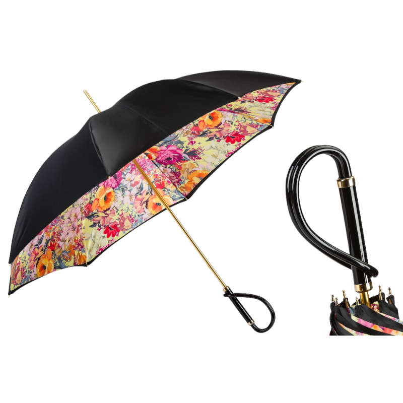 Beautiful Flowered Umbrella, Double Cloth