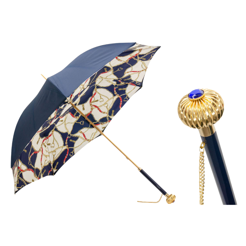 Navy Bridles Umbrella