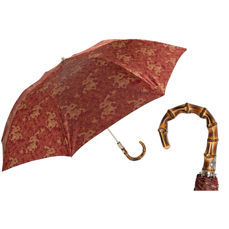 Folding Umbrella Draghi Rosso