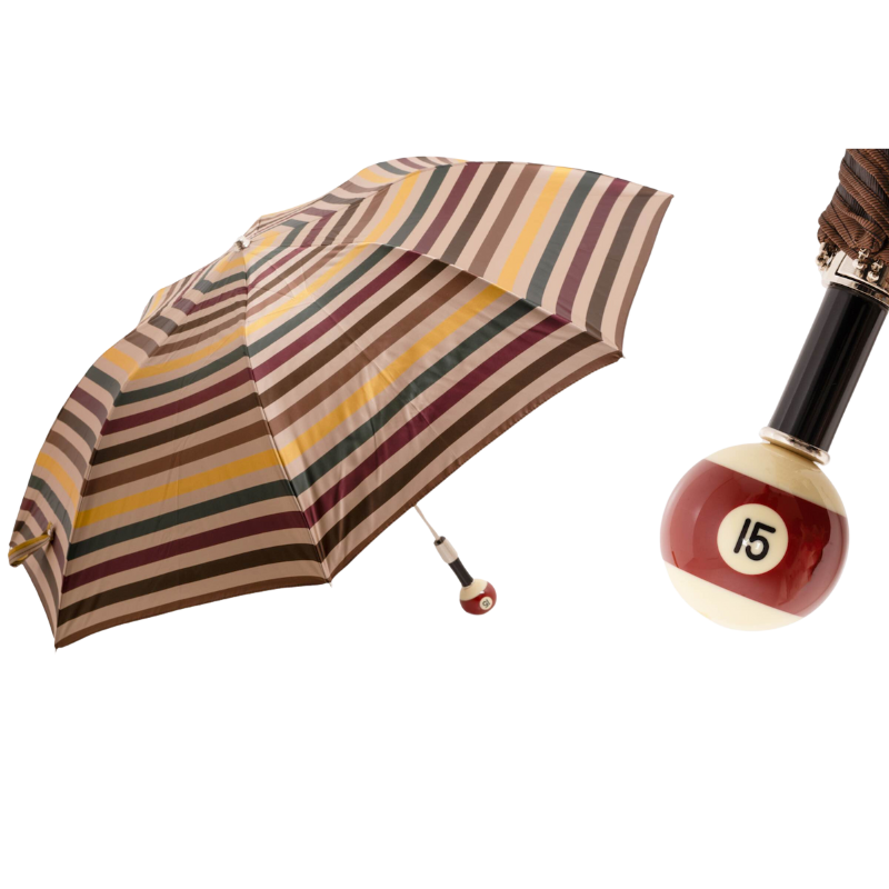 Billiard Pool 15-Ball Folding Umbrella