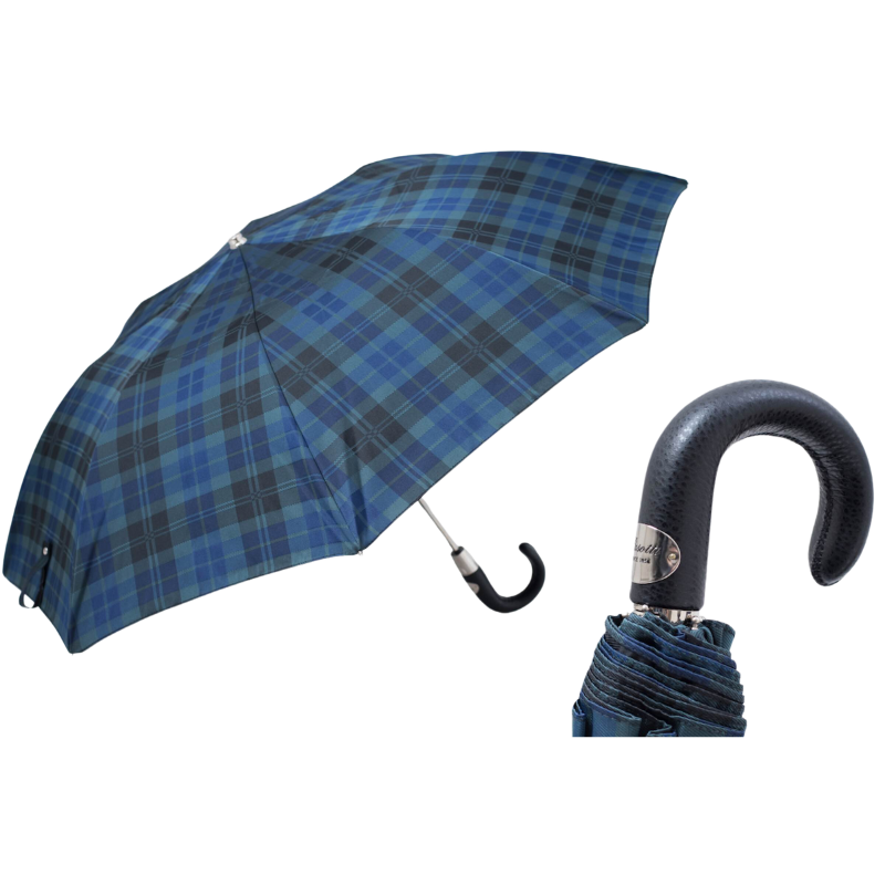 Tartan Folding Umbrella