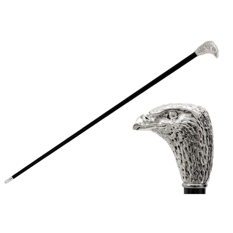 Silver Eagle Cane