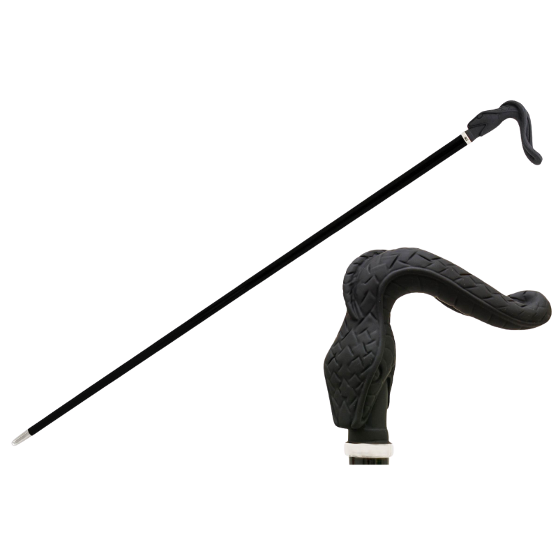 Rubberized Snake Cane