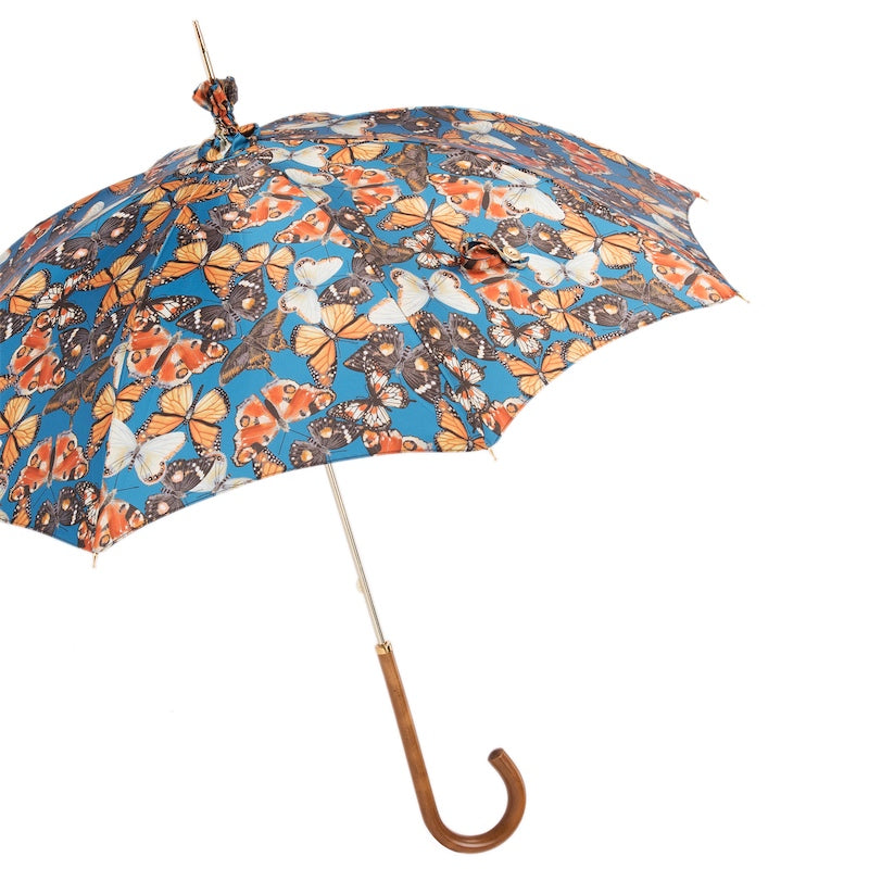 Manual Opening Butterflies Parasol, Rainproof