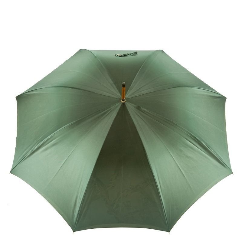 Bamboo Handle Umbrella with Bridles, Double Cloth