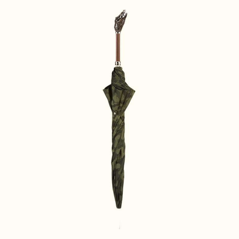 Camouflage Umbrella with Crocodile Handle