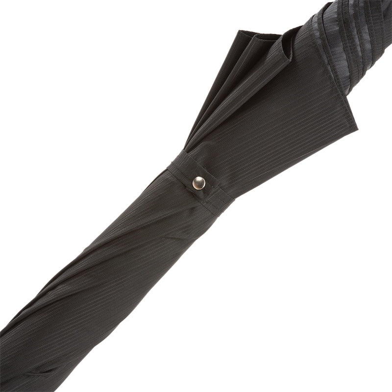 Black Umbrella with Luxury Blue Gem Handle