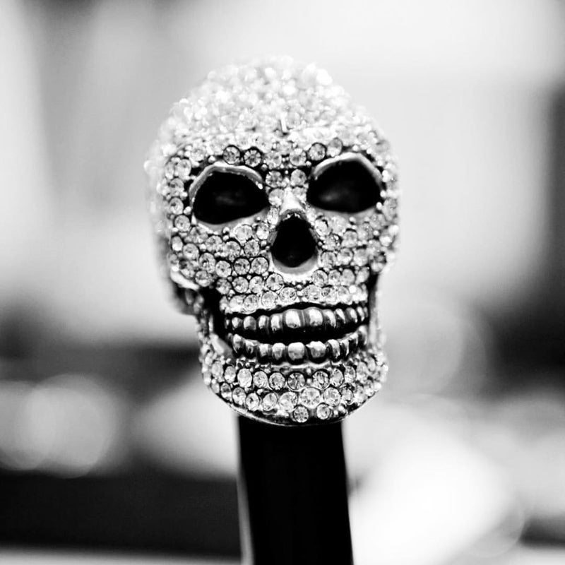 Luxury Swarovski® Skull Umbrella