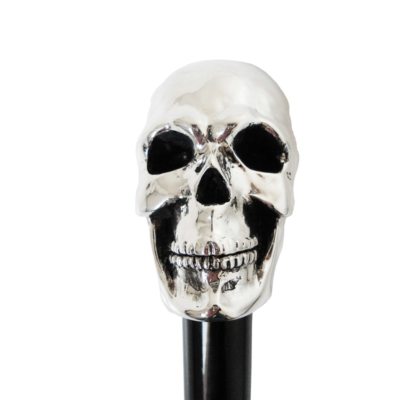 Silver Skull Umbrella