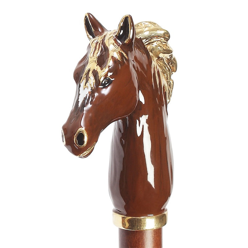 Brown Horse Luxurious Umbrella