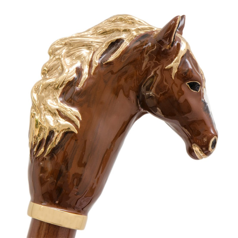 Brown Horse Luxurious Umbrella