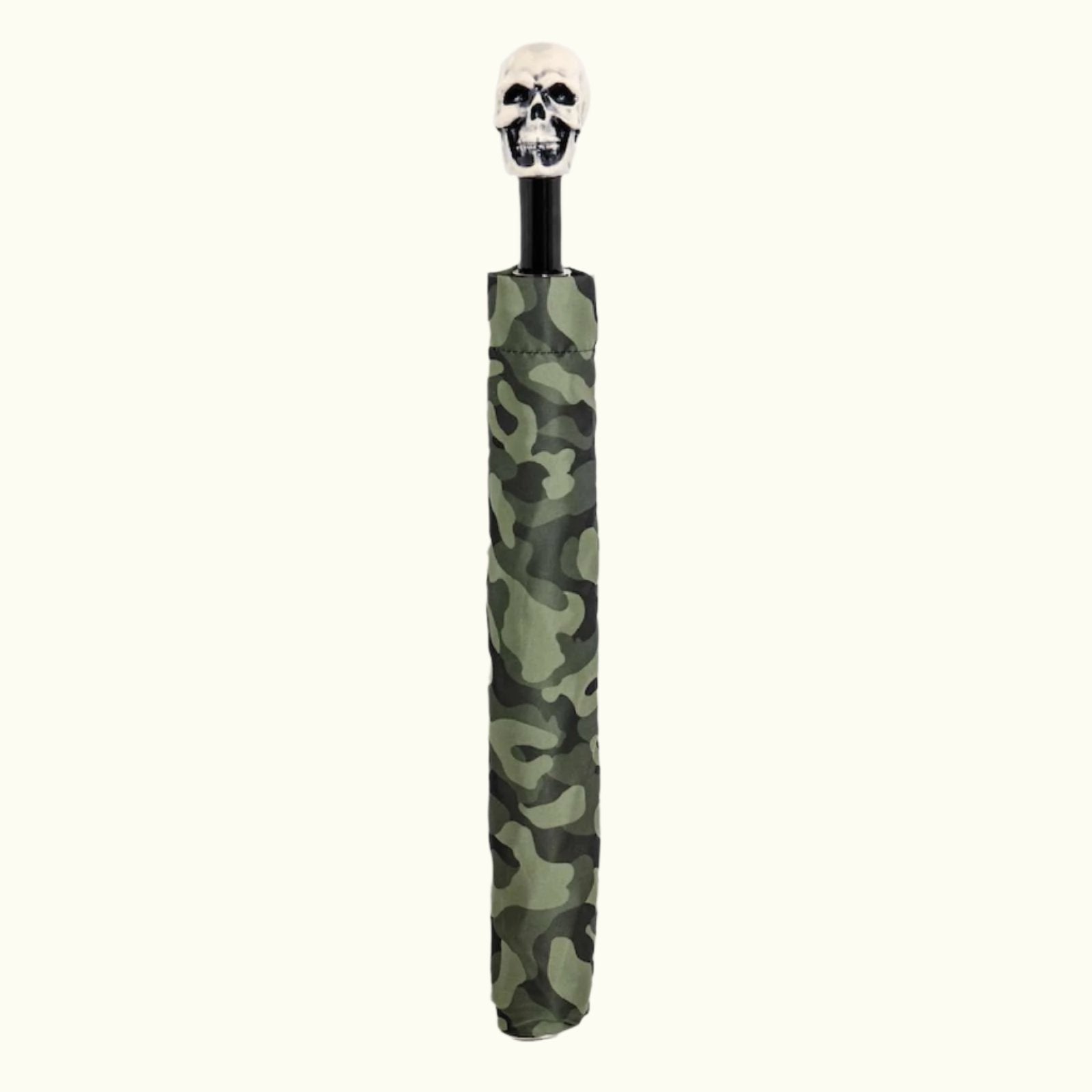 Camouflage Skull Handle Folding Umbrella