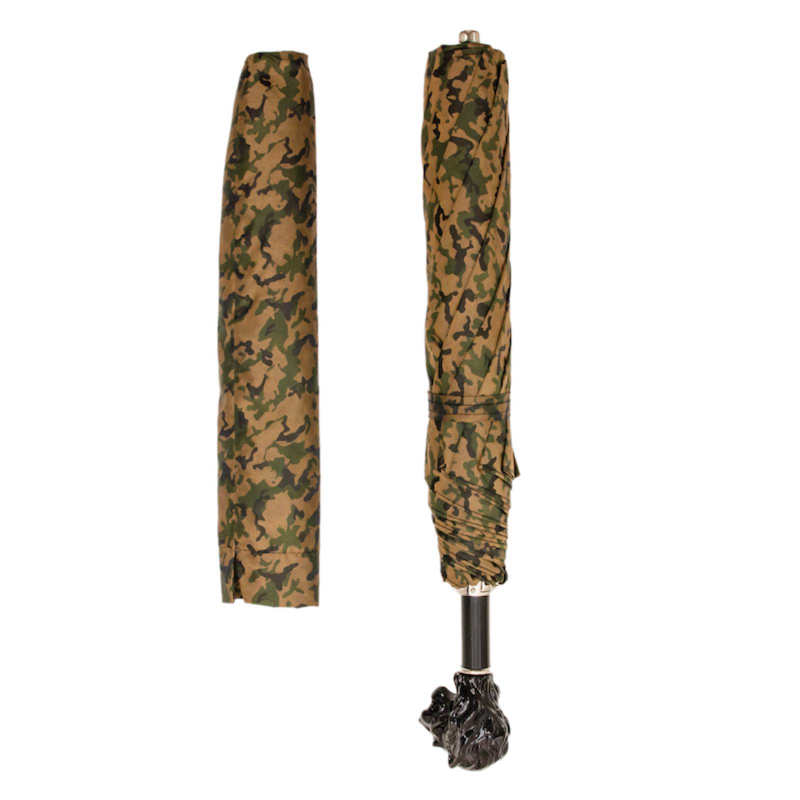 Camouflage Folding Umbrella, Black Lion