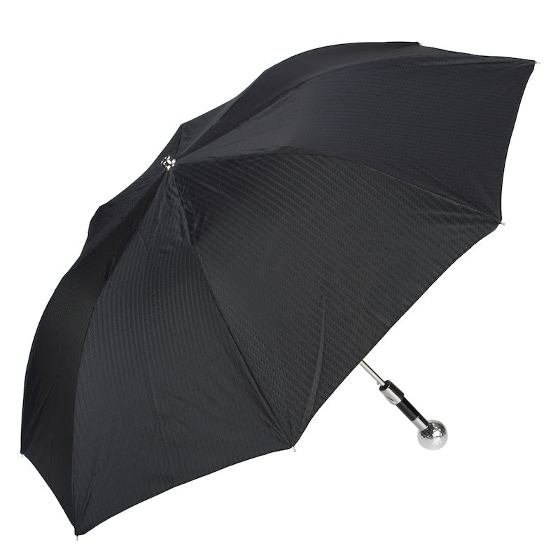 Silver Golf Ball Folding Umbrella