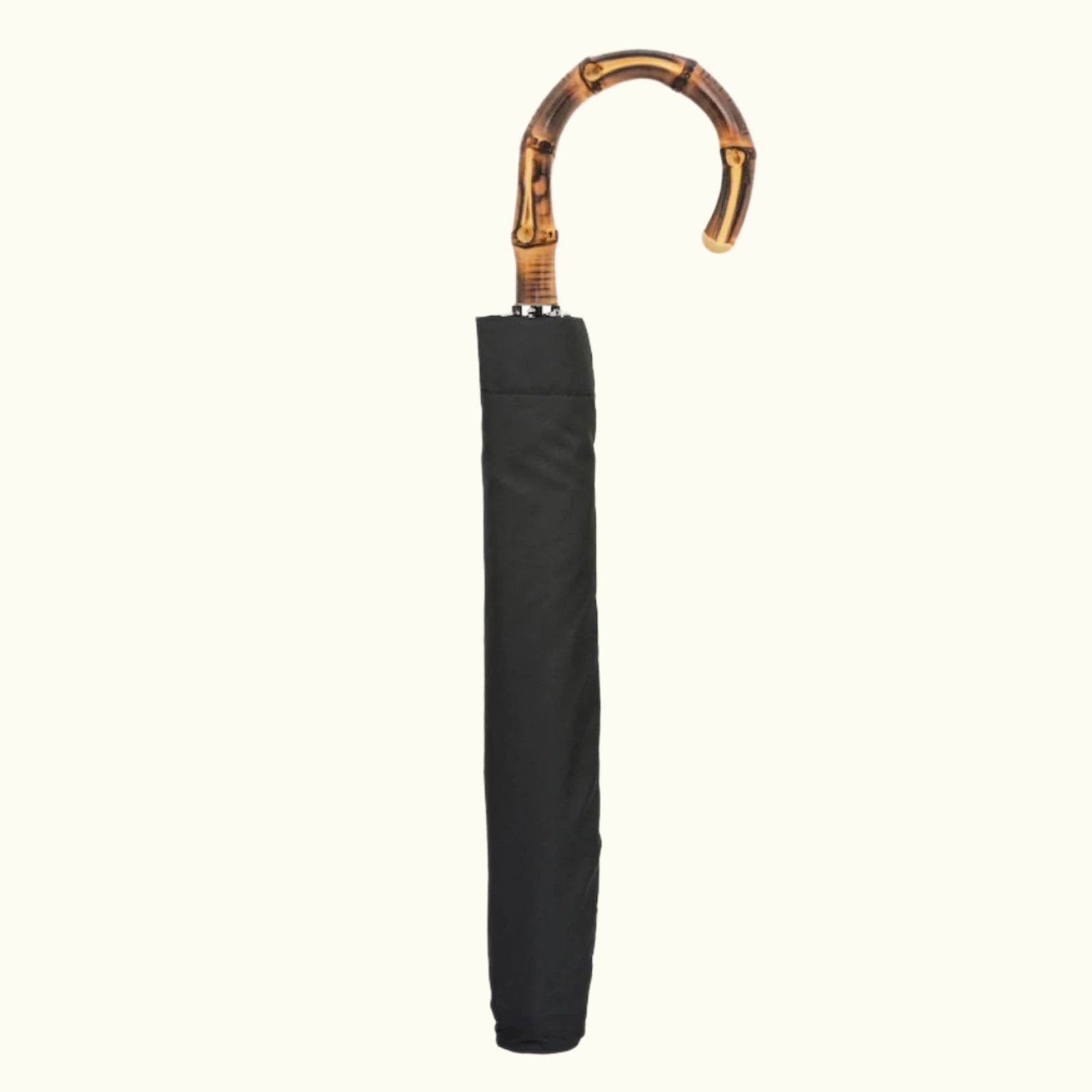 Folding Black Umbrella and Whangee Handle