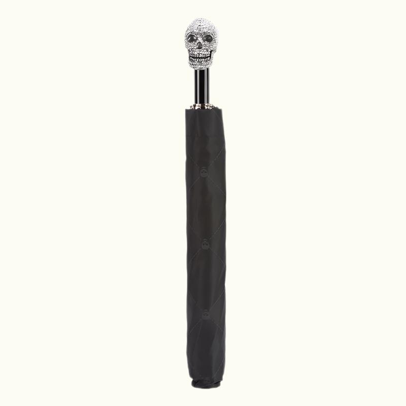 Swarovski® Skull Folding Umbrella