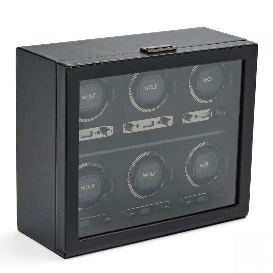 BRITISH RACING 6 PIECE WATCH WINDER