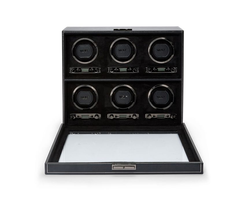 BRITISH RACING 6 PIECE WATCH WINDER