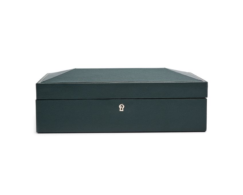 BRITISH RACING 10 PIECE WATCH BOX GREEN