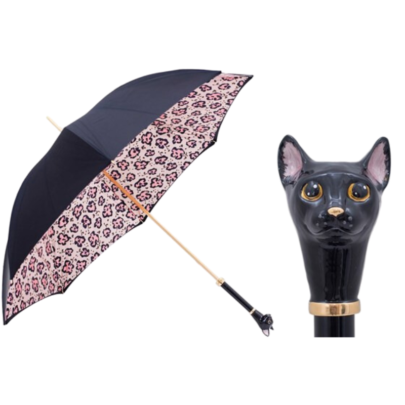 Black Cat Umbrella and Animalier Print