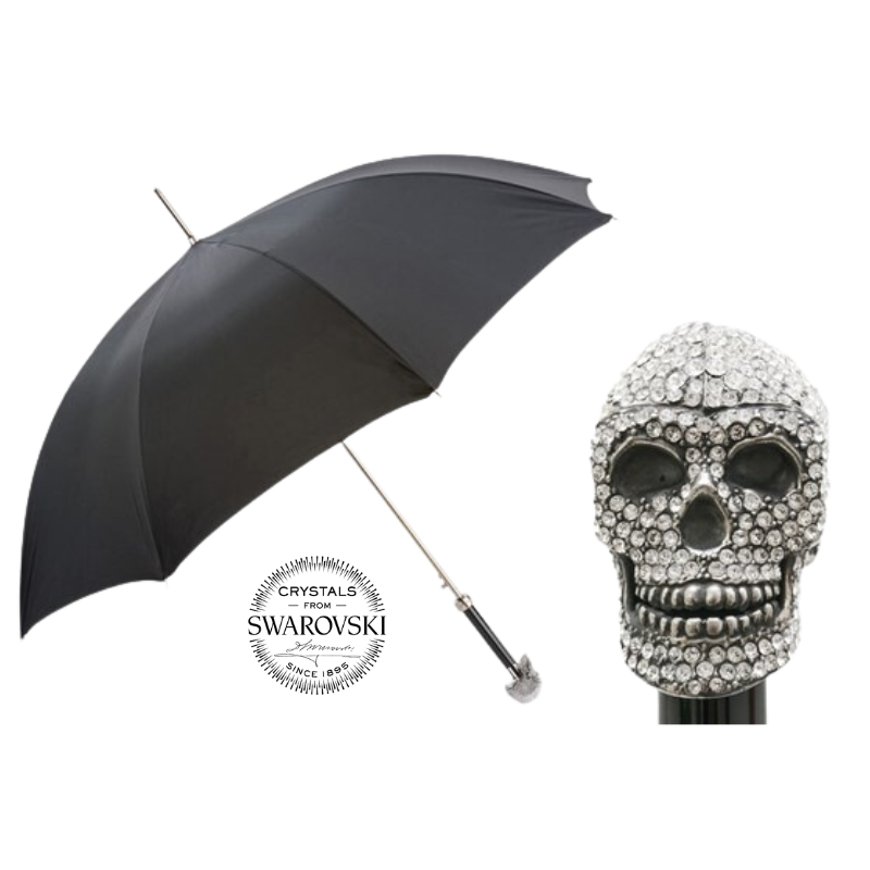 Luxury Swarovski® Skull Umbrella